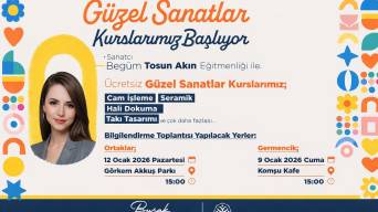 Germencik’te Kadınlara Ücretsiz Güzel Sanatlar Kursları Başlıyor