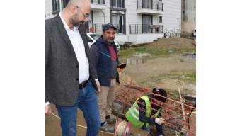 Germencik'te doğalgaz için ilk kazma vuruldu