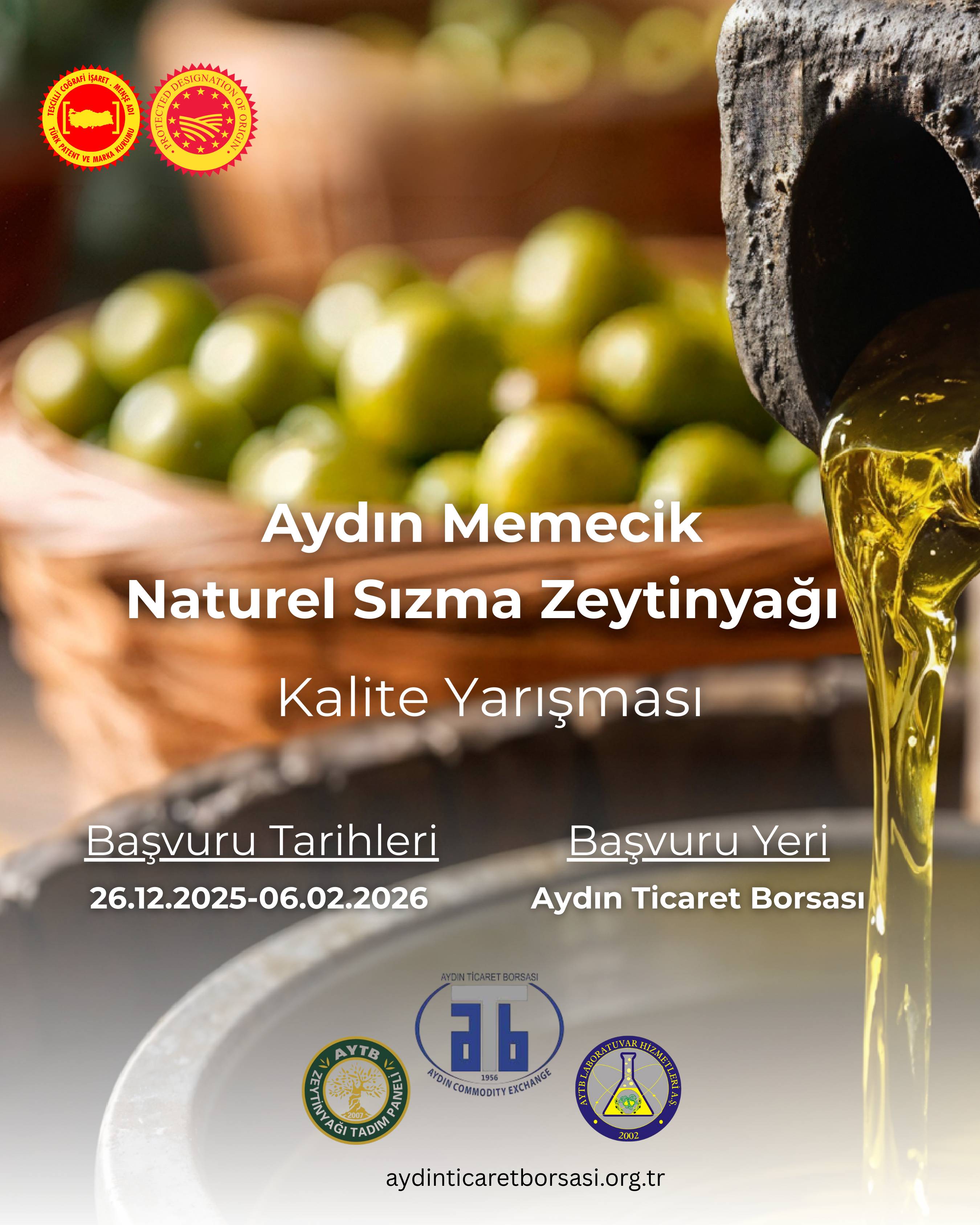 Aydın Memecik Naturel Sızma Zeytinyağı Kalite Yarışması 