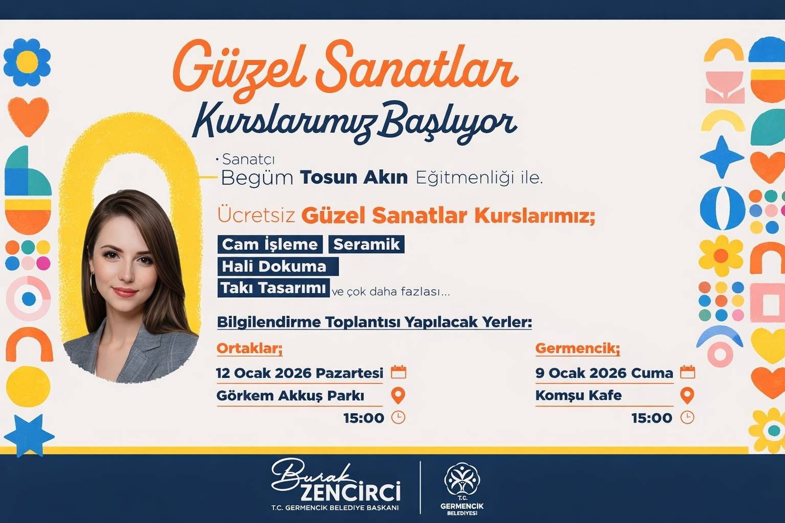 Germencik’te Kadınlara Ücretsiz Güzel Sanatlar Kursları Başlıyor