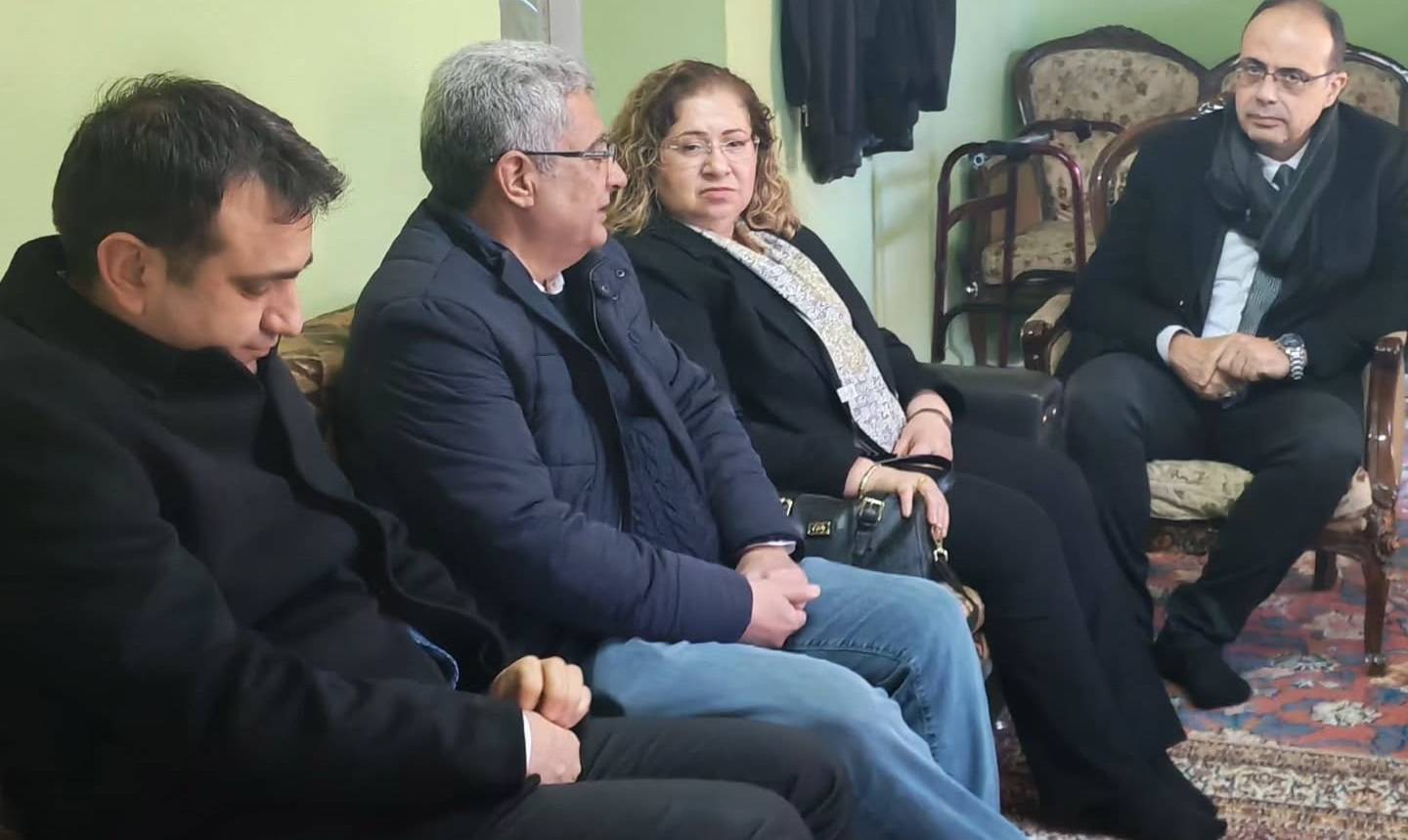 Kaymakam Sultan Doğru’dan İlçe Millî Eğitim Müdürü Kemal Çifçi’ye Taziye Ziyareti