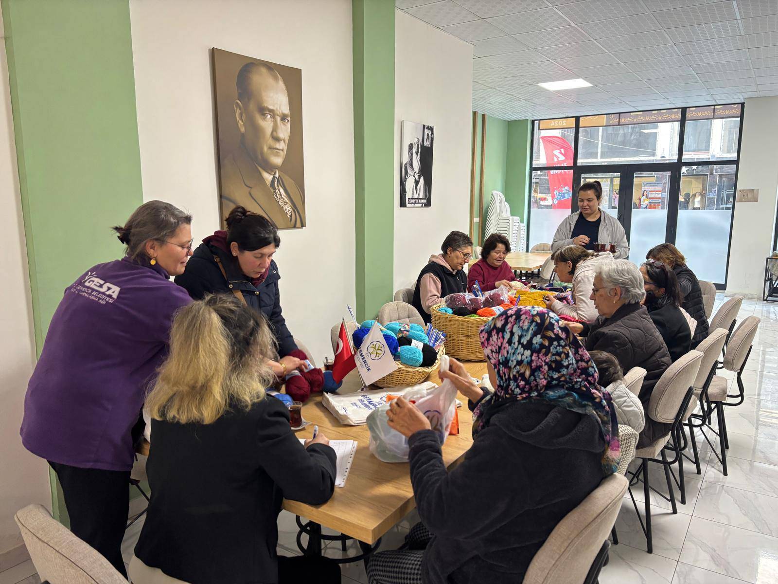 Germencik’te “Bir Yumak Mutluluk” Projesinin İlk Bilgilendirme Toplantısı Yapıldı